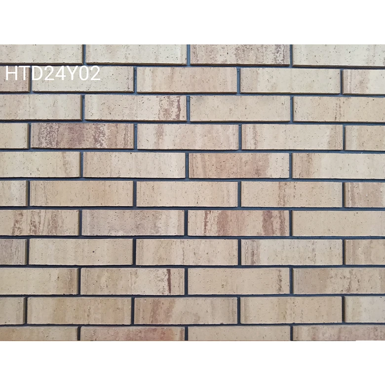 High quality fire proof kiln yellow terracotta bricks standard 240x60mm wire cutting reclaimed thin antique clay bricks