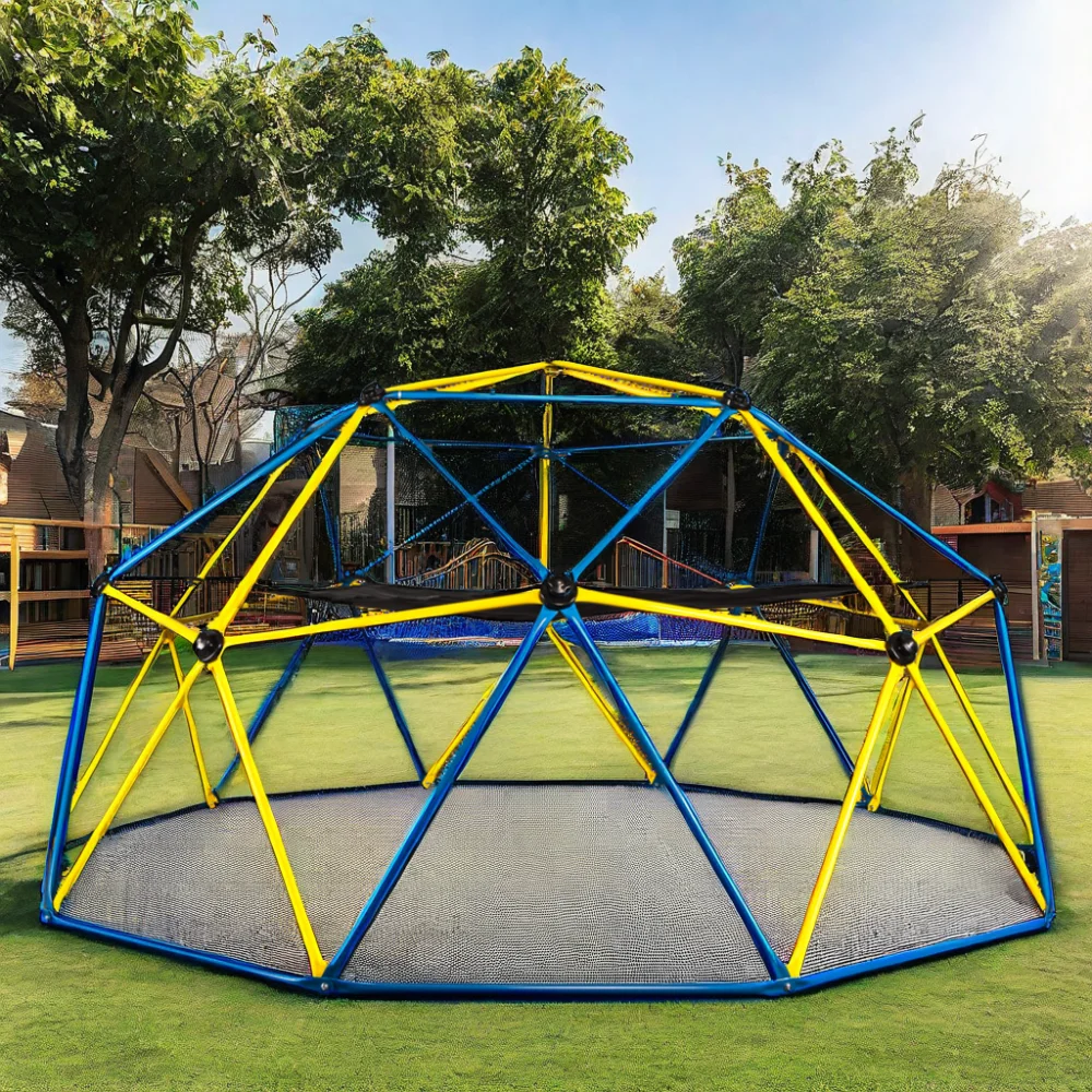 Dome Climber With Hammock outdoor Kids Climbing Dome Playground Climbing Toys with Hammock