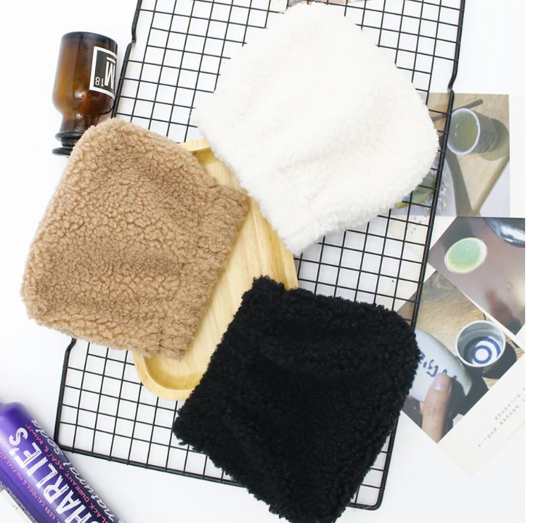 Fluffy Squeeze Coin Purse Sherpa Change Money Bag Girl Modern Coin Case Purses Earphone Protection Bags