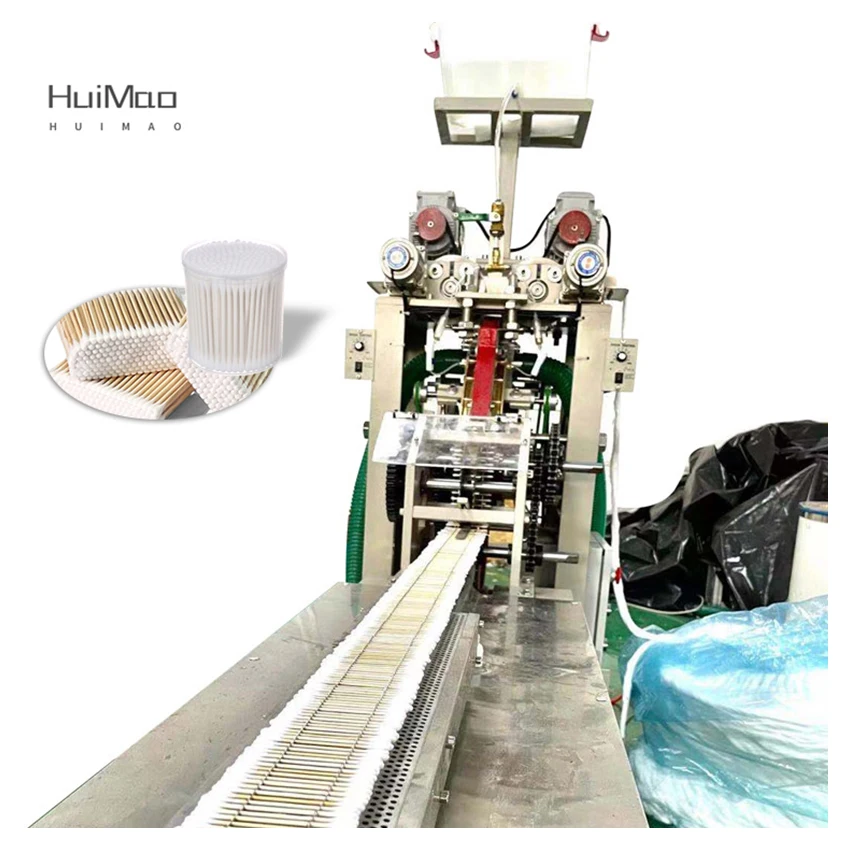 Cheap Price Medical Alcohol Bamboo Ear Cleaning Stick Cotton Bud Making Equipment Cotton Swab Machine