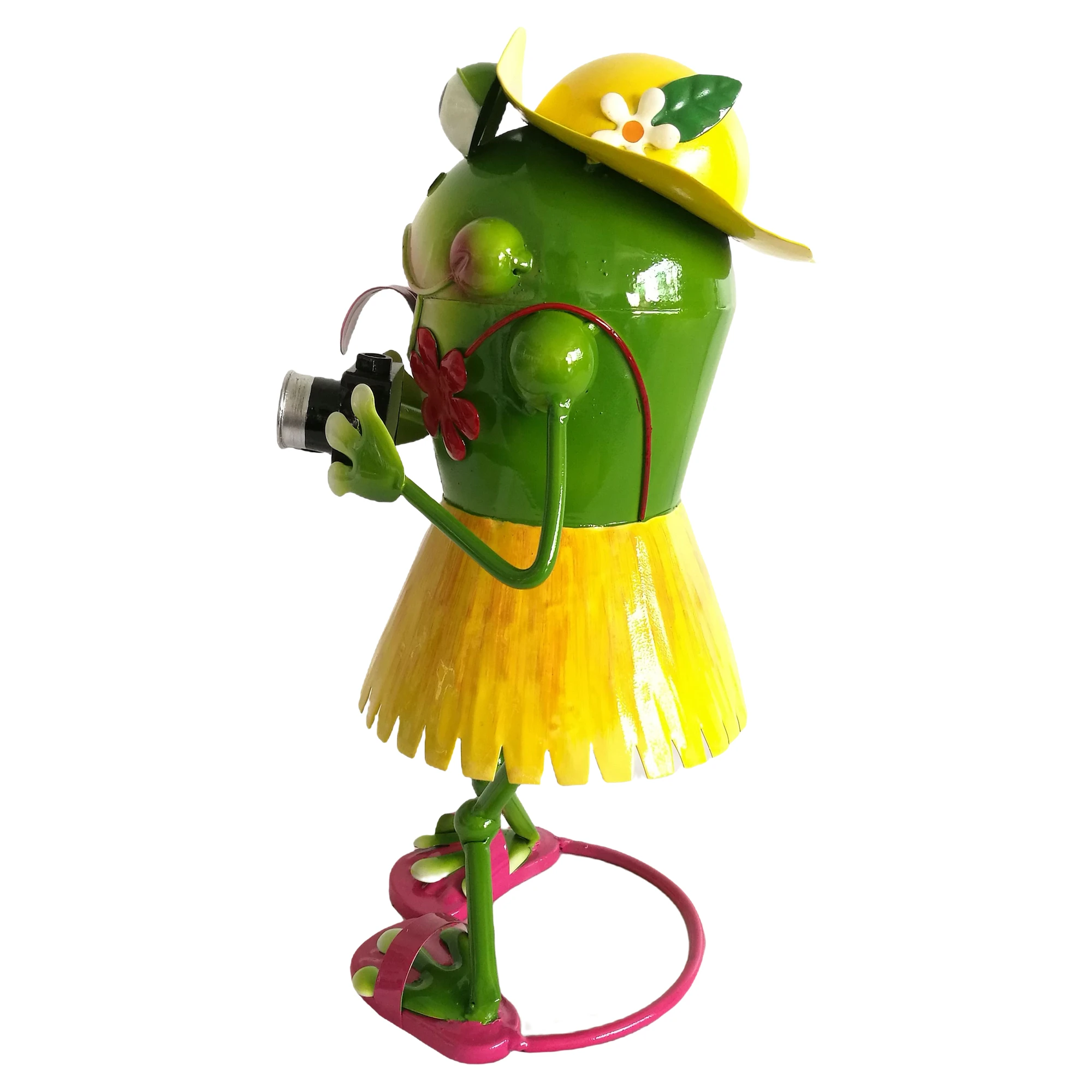 Outdoor metal gifts animals frogs statues decore vintage iron garden decor