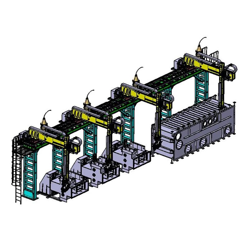 Automatic Transformer Corrugated Fin Radiator Fin Welding robot transformer tank Welding robot Machine