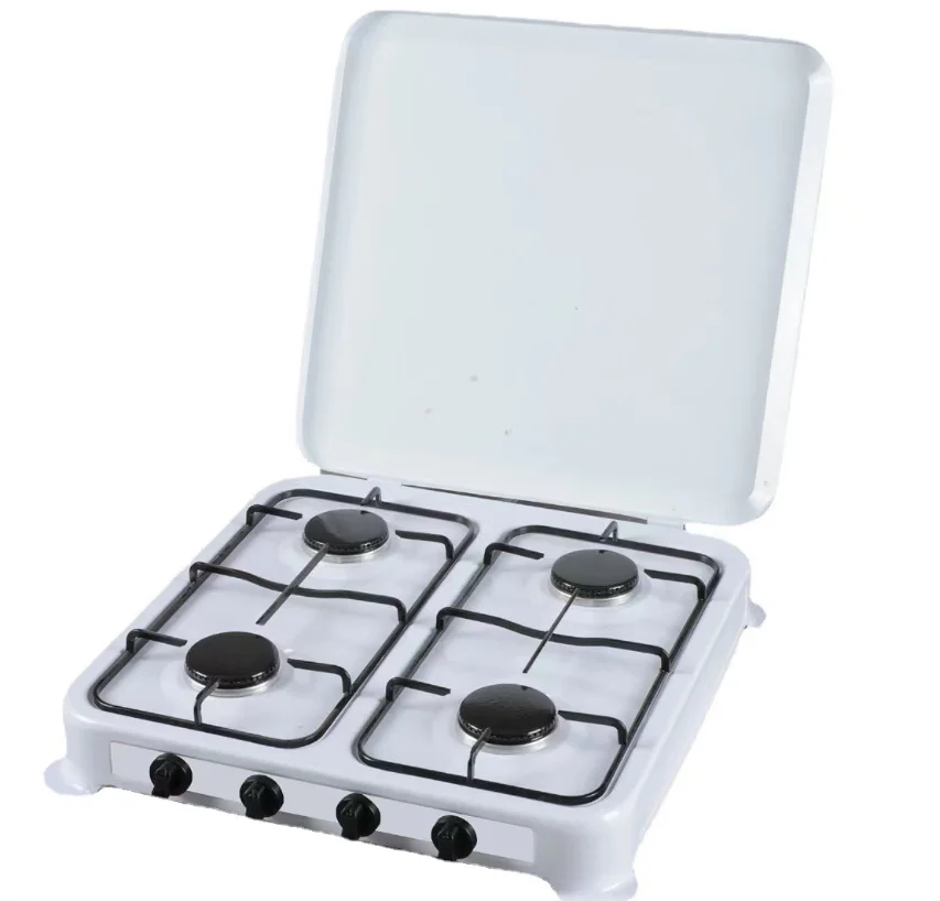 Modern novel Low price Factory Manufacturer 4 Burners Portable Gas Stove for Home Kitchen Camping
