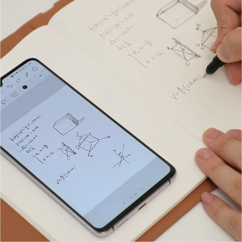 HUION note X10 2 in 1 dual purpose portable drawing handwriting reusable digital smart notebook with pen OEM available