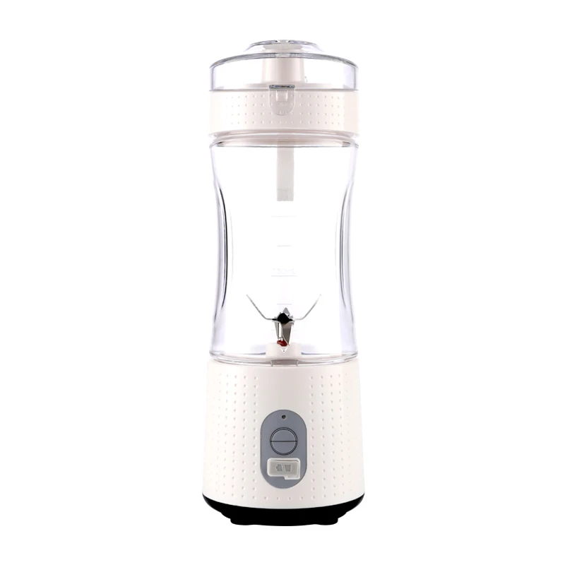 First Piece Special price 7.4v 230w plastic portable mini chargeable ice crusher blender 380ml sport coffee shaker bottle set