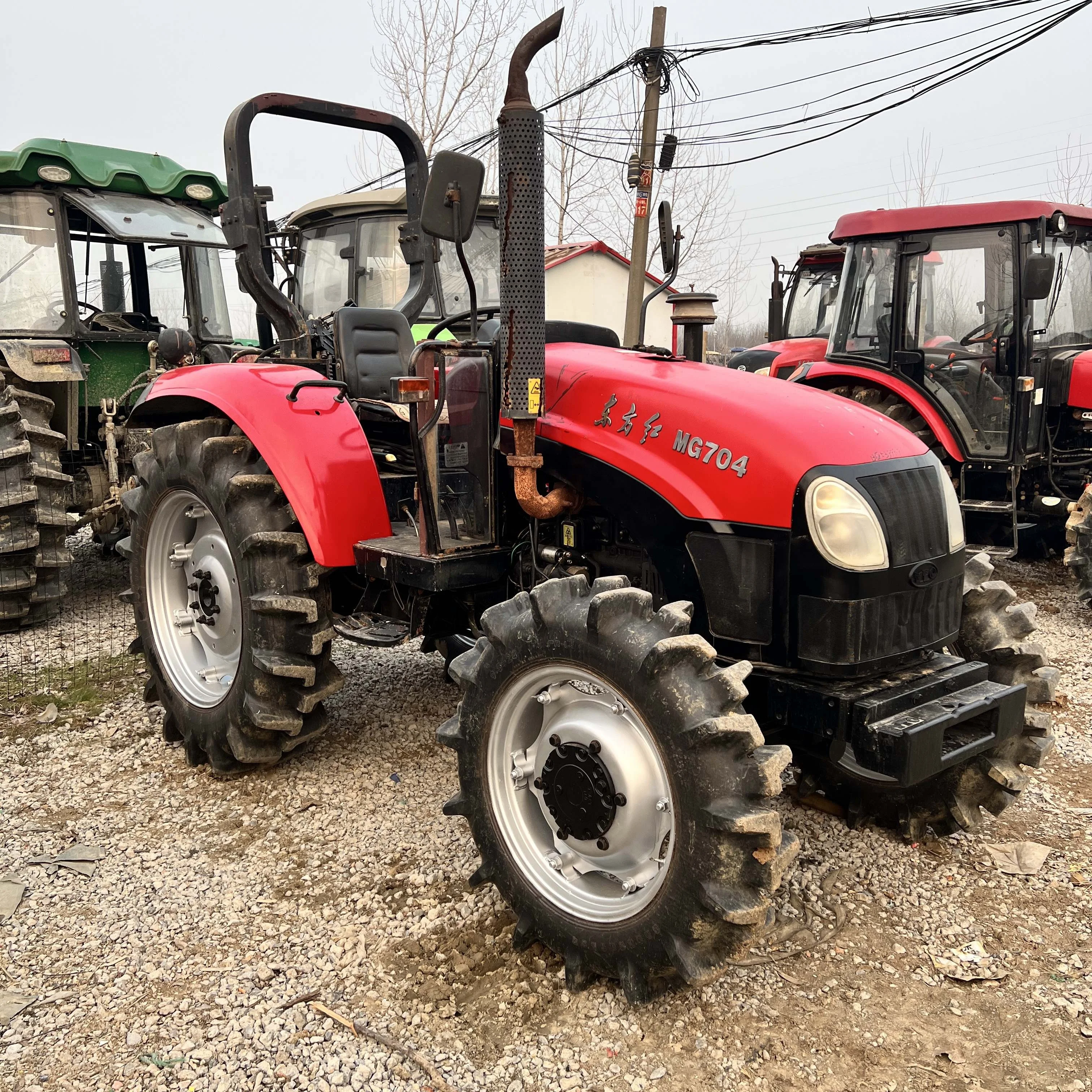 Heavy duty 70 HP High quality and long service  MG704 small farm tractor YTO used agricultural Tractor