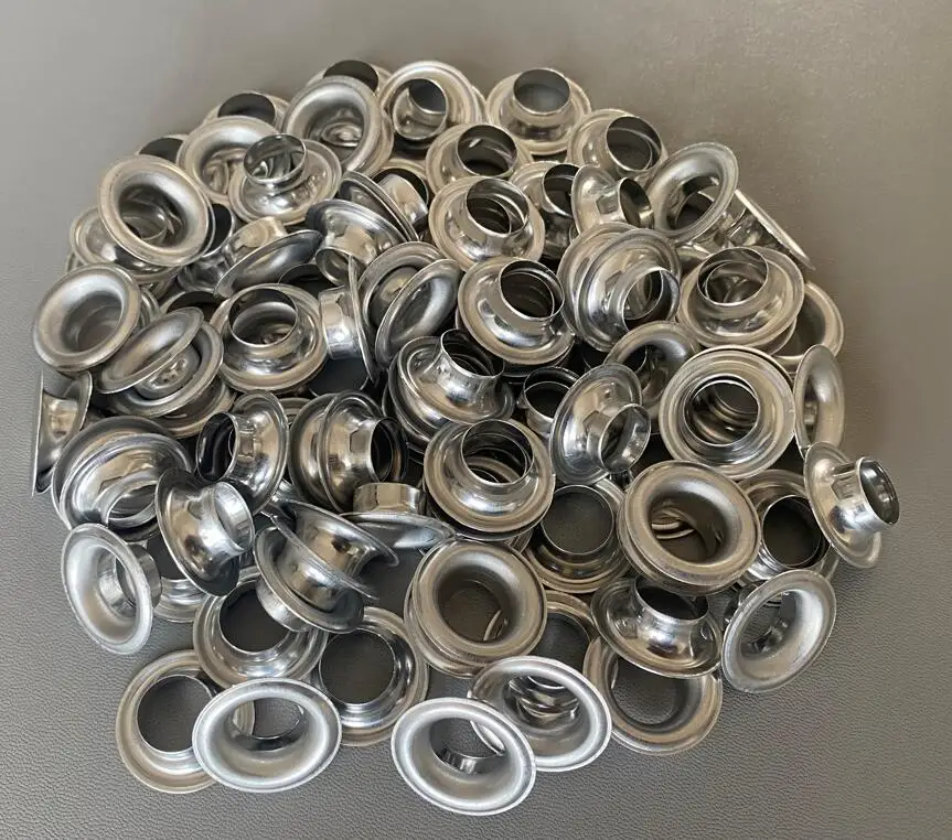12/23mm Awning Use Metal Button Washer Canopy Tarpaulin Aluminum Eyelet Aluminum Tarpaulin Grummets