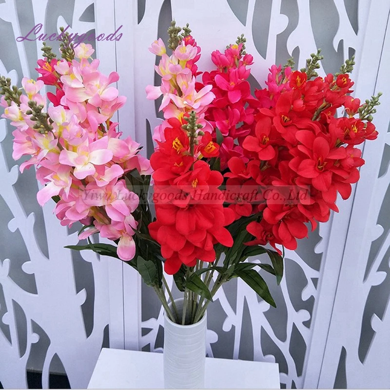 
LF657 Luckygoods tall vase gladiolus wedding flowers with long stem wholesale 