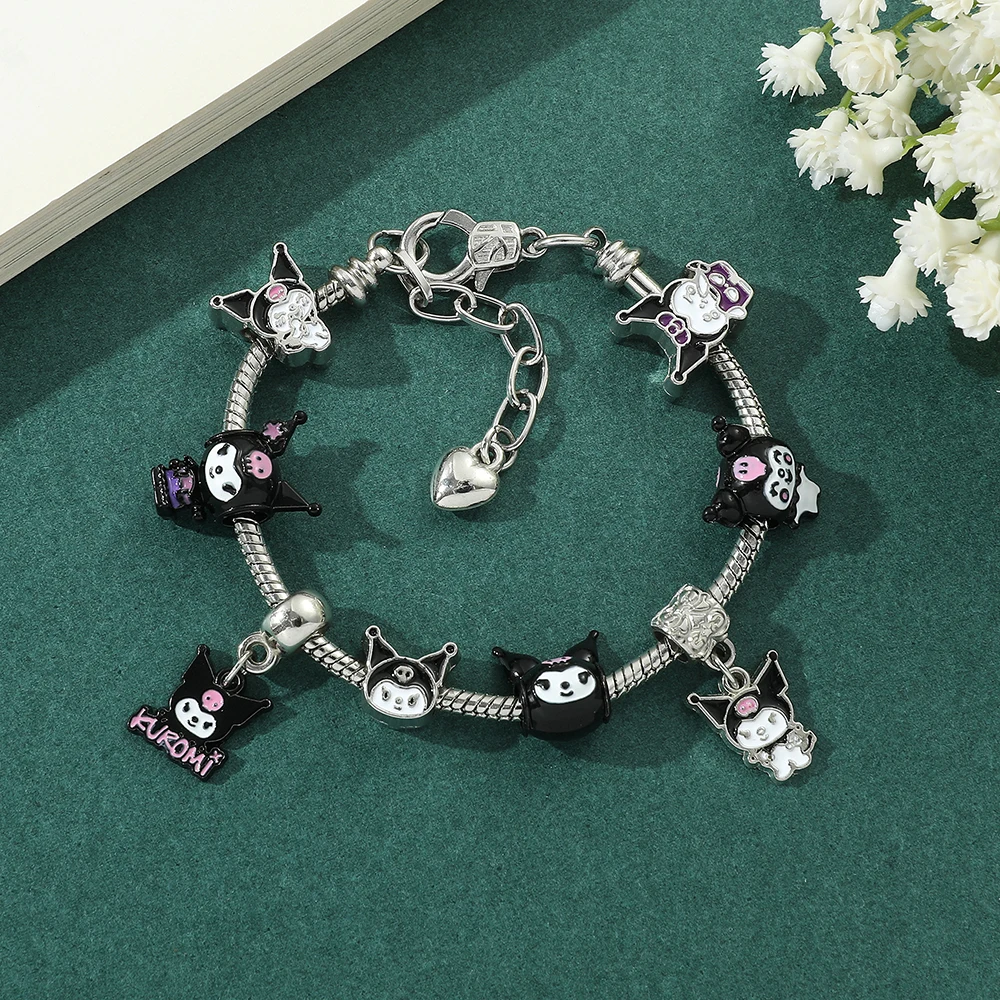 New Anime Cartoon Kawaii Charm Bracelet Men Women Fashion Bangle Birthday Gifts Toy