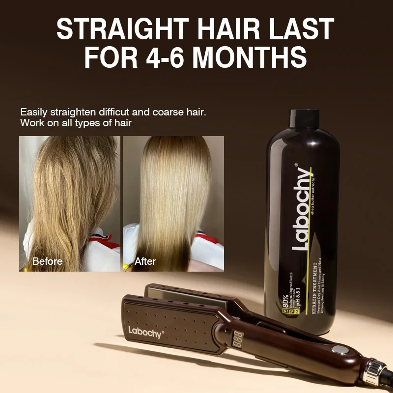 Professional Hair Care Keratin Hair Treatment Brazilian Protein Repair Frizz Damaged Hair