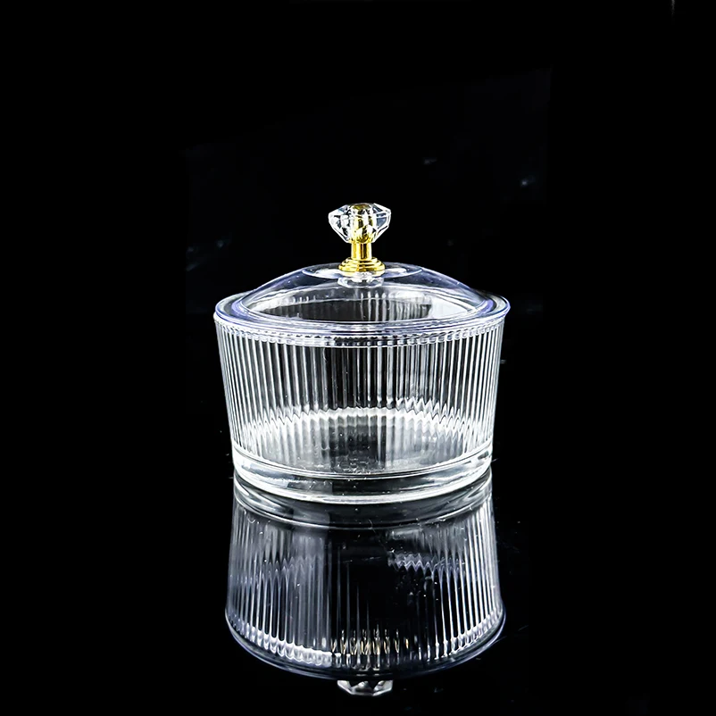 Wholesale Bulk Sale Factory Best Quality Glass Jar Kitchen Clear Glass Small Food Candy Sugar Jar