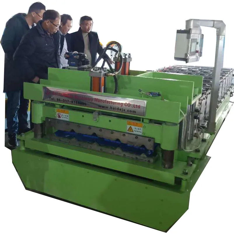 HAIDE fully automatic roof roll forming machine roof tile making machine glazed tile making machine