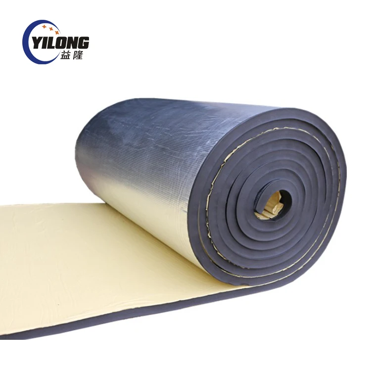 Foil liners sound deadening mat foam rubber pad roll material