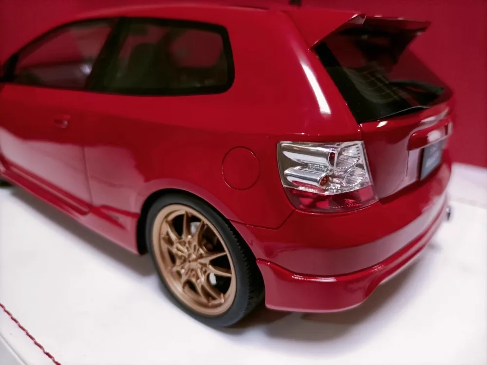 AMC 1:18 Unlimited Civic Coupe Model Mugen Civic Type R EP3 Red