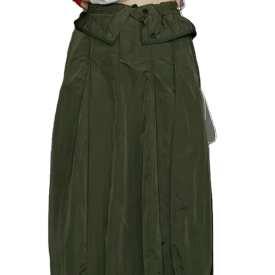 Женская тканая юбка из органического денима