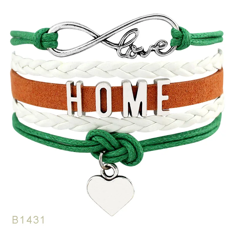 Puerto Ricos Boricua Germany Poland Australia England Ireland Scotland Mexico Colombia United States America Country Bracelets