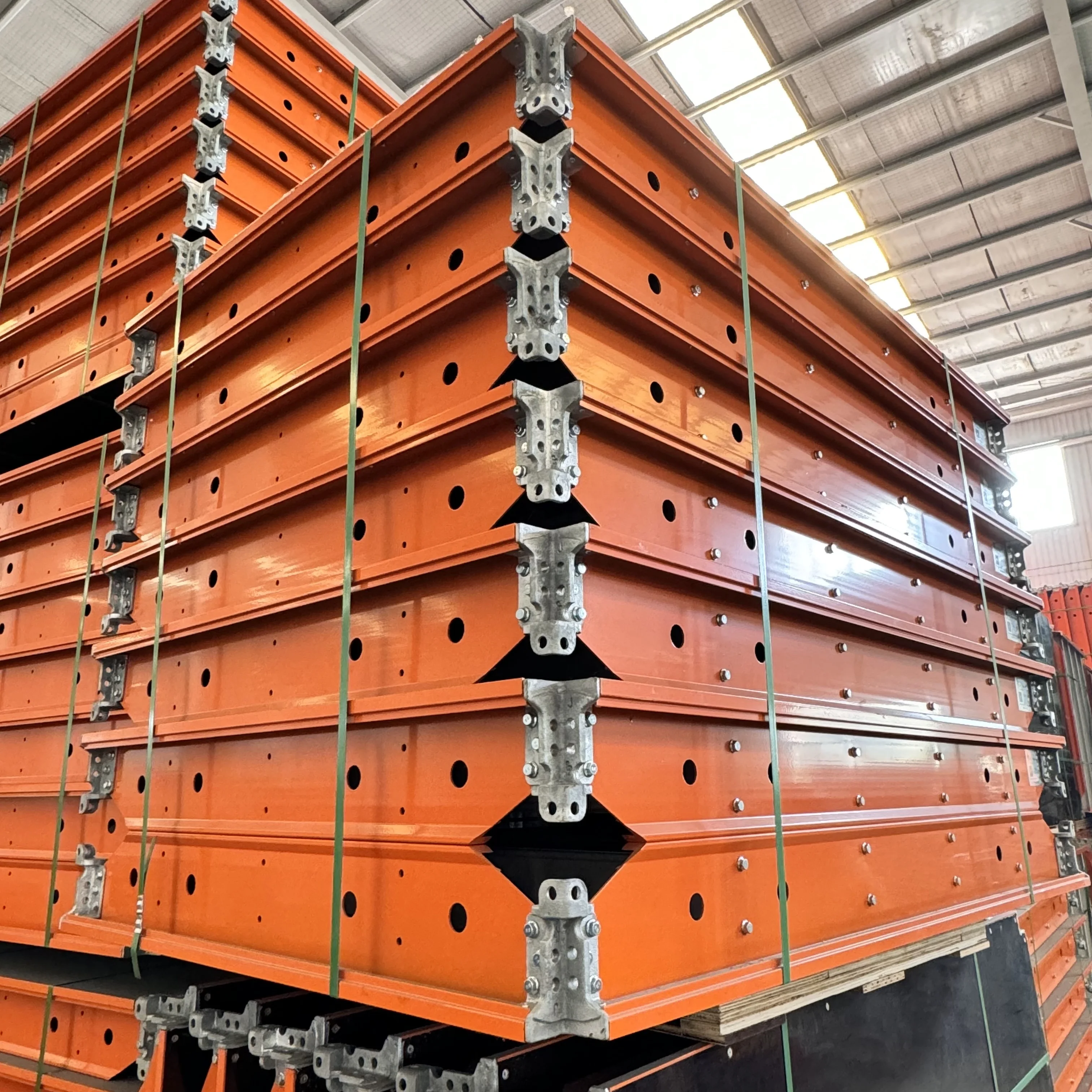 construction concrete building materials Green plastic wall form formwork system  supplies forms with plywood for construction