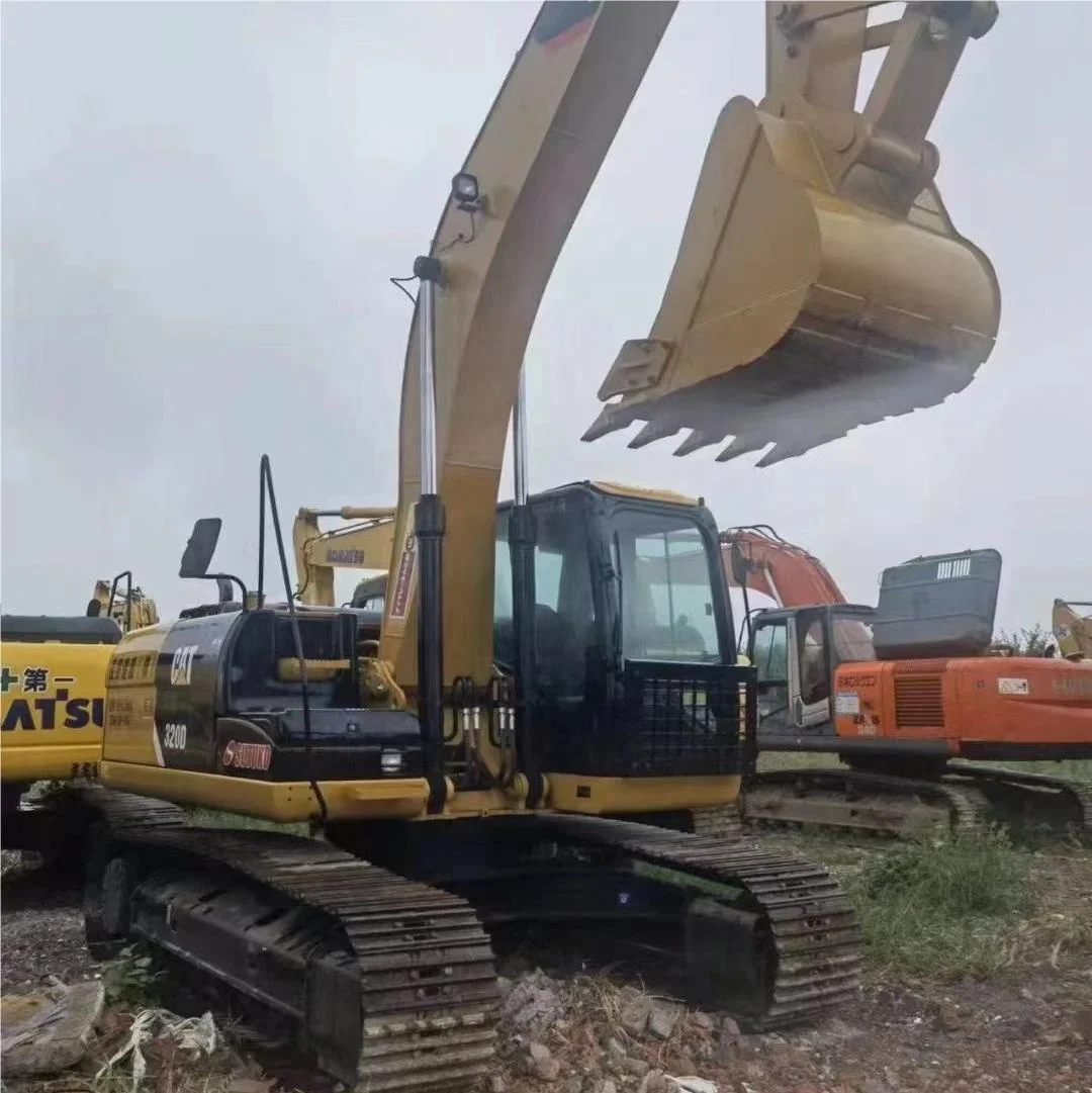 Б/у гусеничный экскаватор CAT 320D, Высококачественная японская б/у строительная машина, 20-тонный экскаватор cat320d