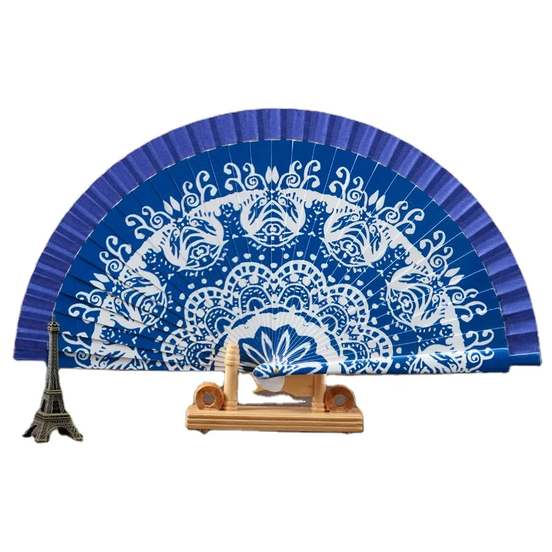 
Hand-painted Spanish wood fan 