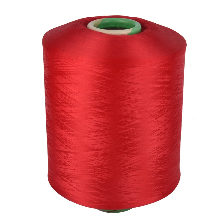 Wholesale Polyester DTY Yarn 100% Polyester Dty Filament Textured Yarn