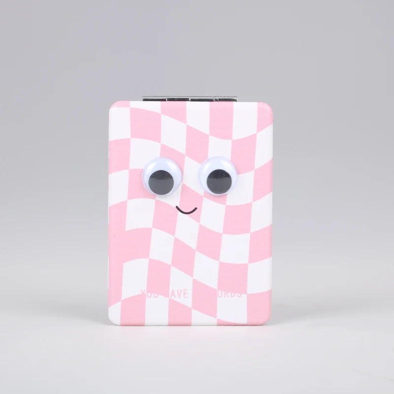 Personalized Portable Folding Mini Pocket Makeup Mirror Compact Mirror Sublimation Pocket Mirror