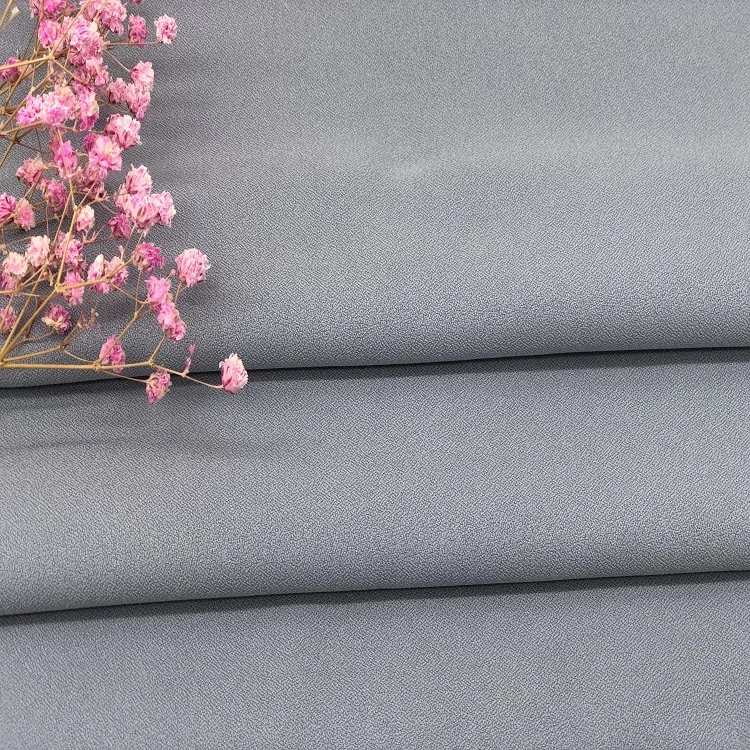 
MOSS CREPE 100%POLYESTER WOVEN MUSLIM LADY DRESS FABRIC 