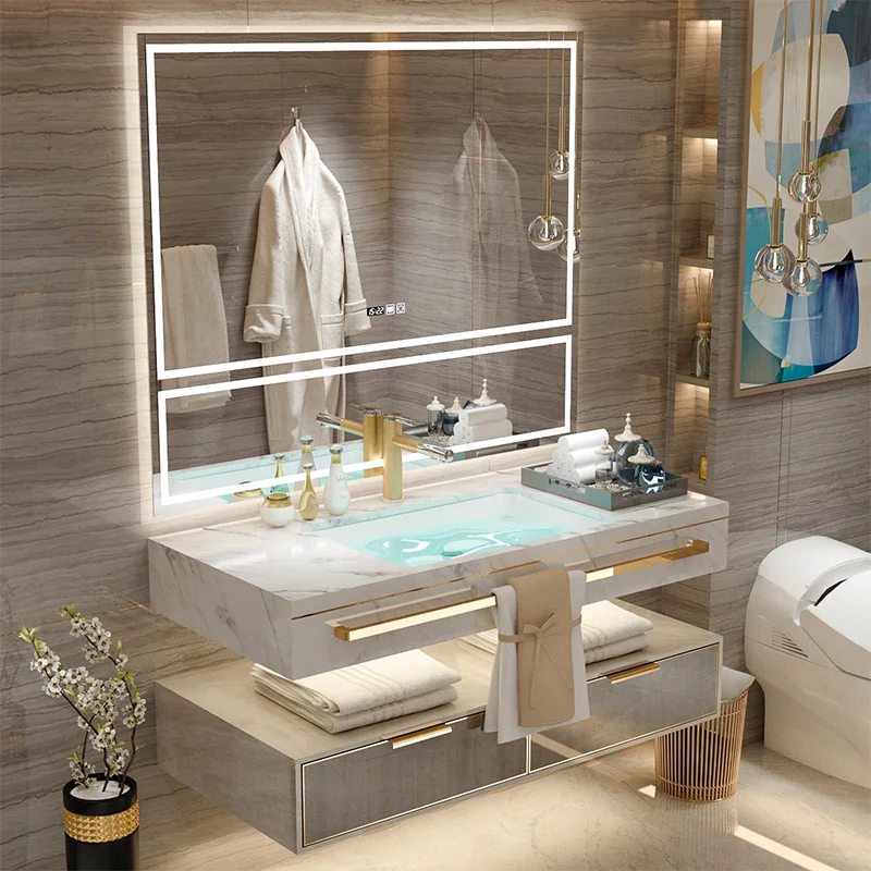 Wholesale Modern Bathroom Vanity Hotel Bathroom Vanity Cabinet Chinese Bathroom Vanity