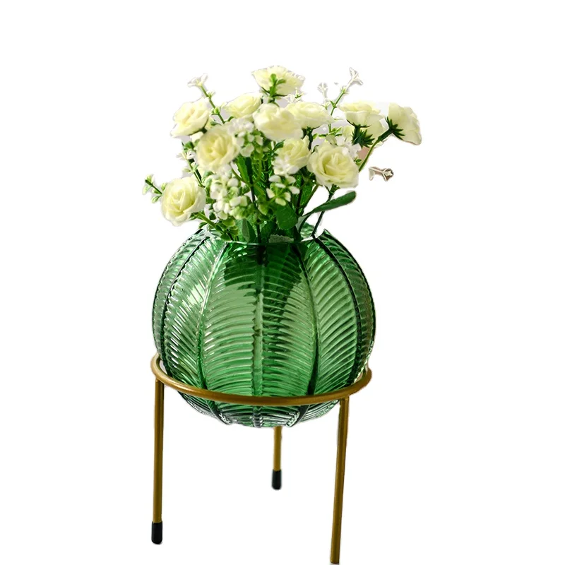 Aspire 2023  New Modern Artwork Customized shape Decoration Green Ceramic Flower Vases
