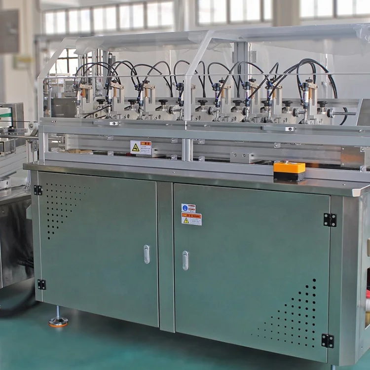 six cutter rolling flexible 7 knife plc forming glue roller u shape fully automatic paper drinking straws making machine