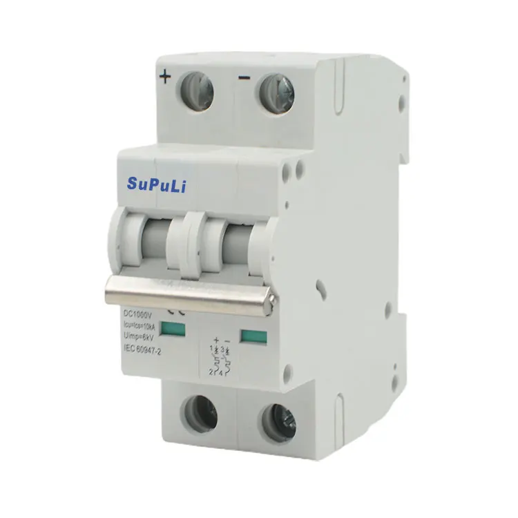 Best Price L7 Dc Mcb Circuit Breaker 40A 2P 800V 1000V 6KA Dc Mini Miniature Circuit Breaker Mcb dc For Solar System
