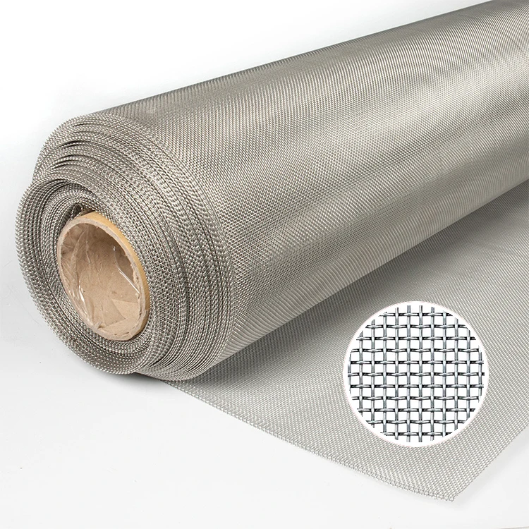 316 stainless steel woven mesh plain mesh sieve mesh 800mesh