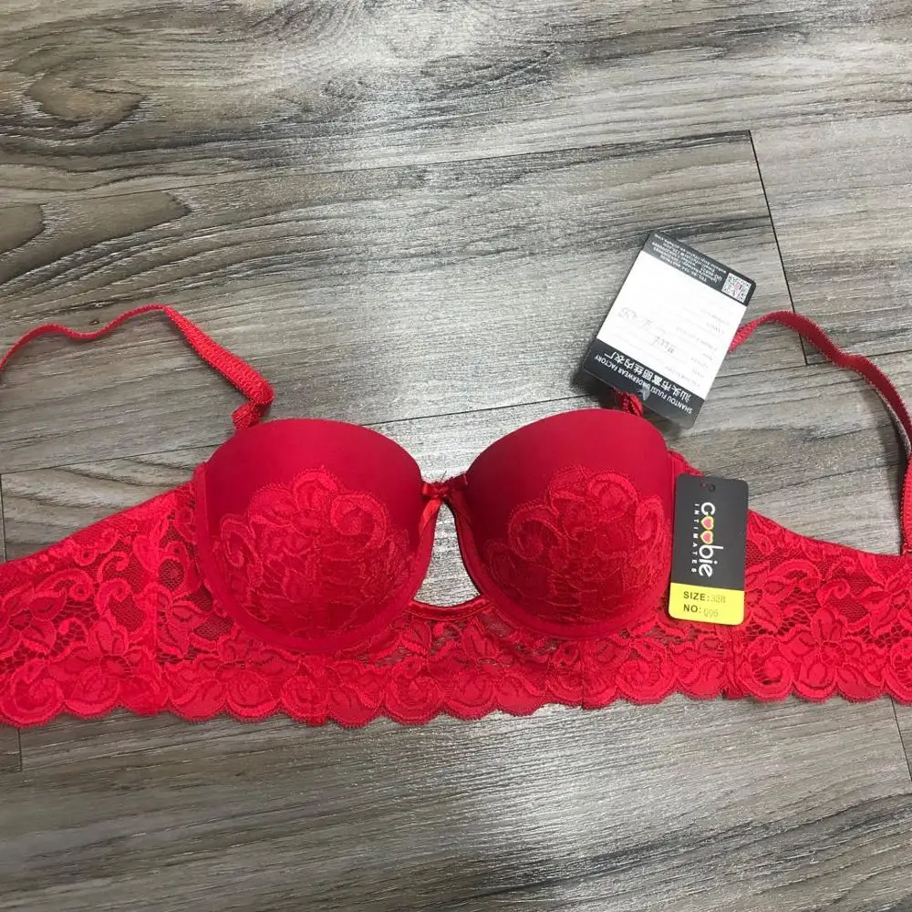 
sexy lace push up nylon comfort ladies bra 
