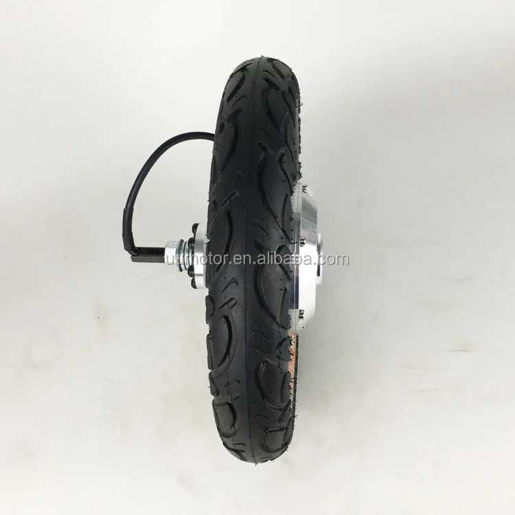 M 12inch compact brushless geared dc hub motor for electric scooters with hall sensors