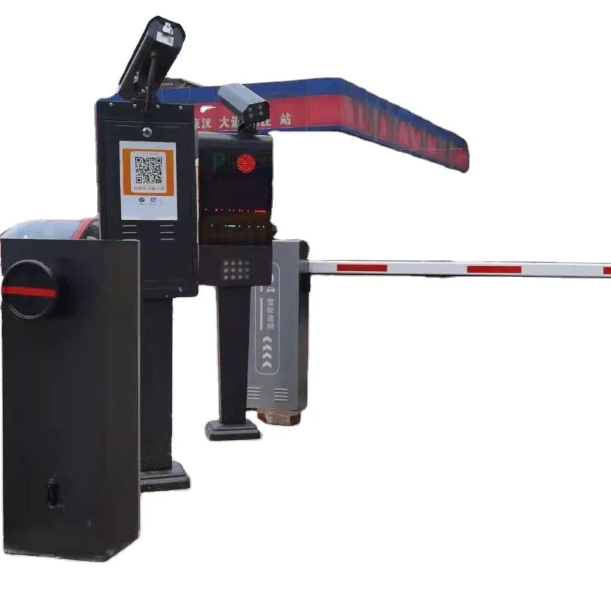 Car License Plate Recognition Parking system 4-line LED display wisdom model