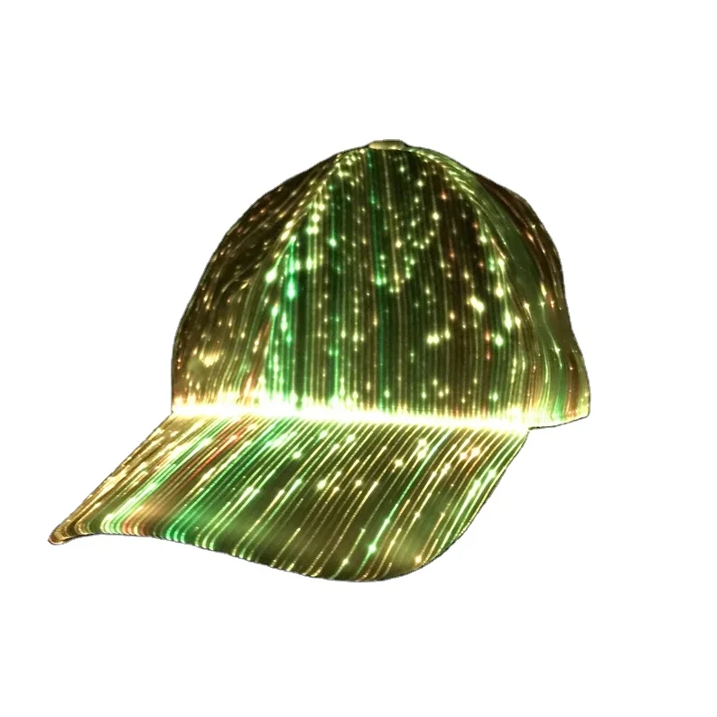 Trendy and cool custom logo led hat led caps and hats Color changing boy caps Rave Baseball Cap