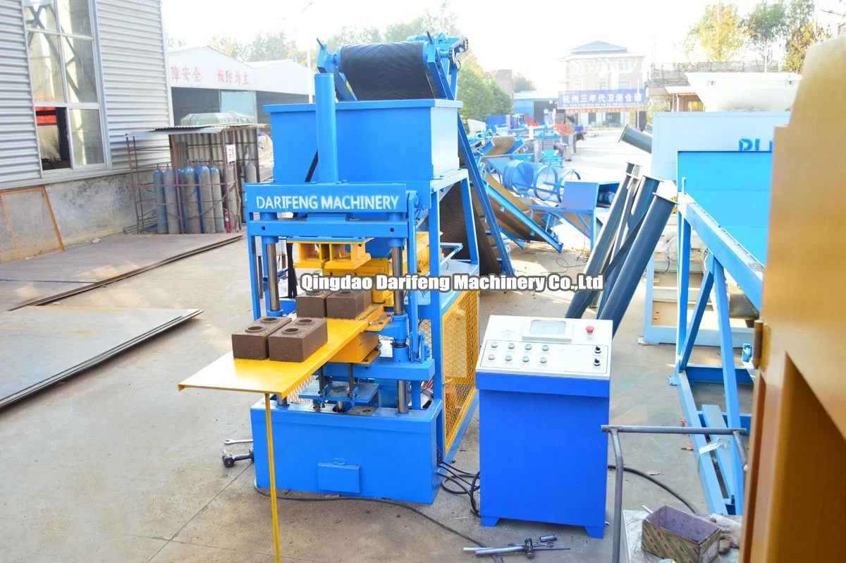 Fully Automatic Ecological Earth Clay  Soil Mud Interlocking Block Brick Making Machines Price FL2-10 Eco Brick Machine