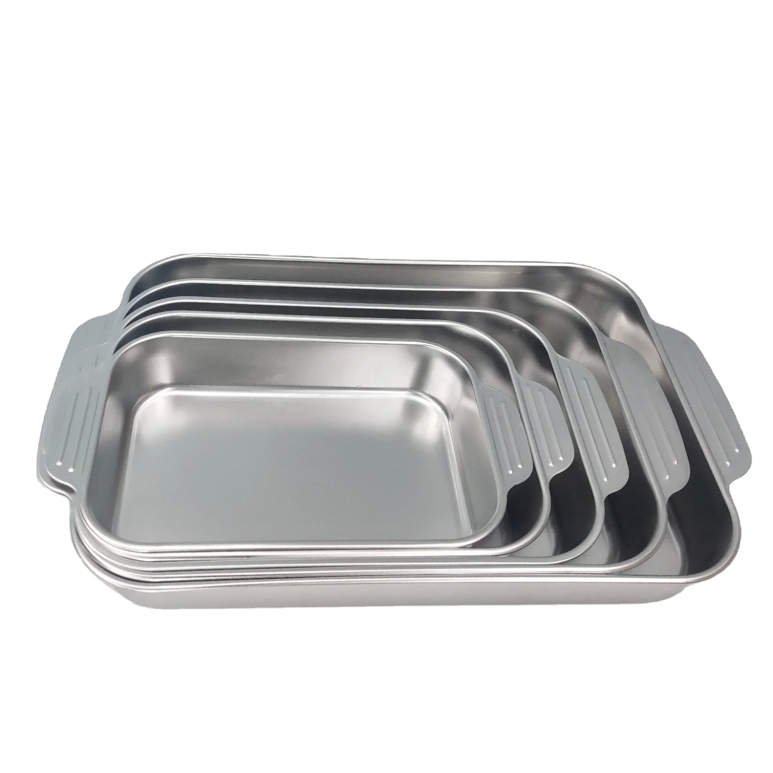 Zhongte kitchen baking tray Stainless steel tray Bakery ware bread baking tray for oven