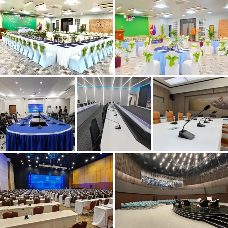 cheap price wired audiovisual conference system discussion digital conference gooseneck microphone conference center