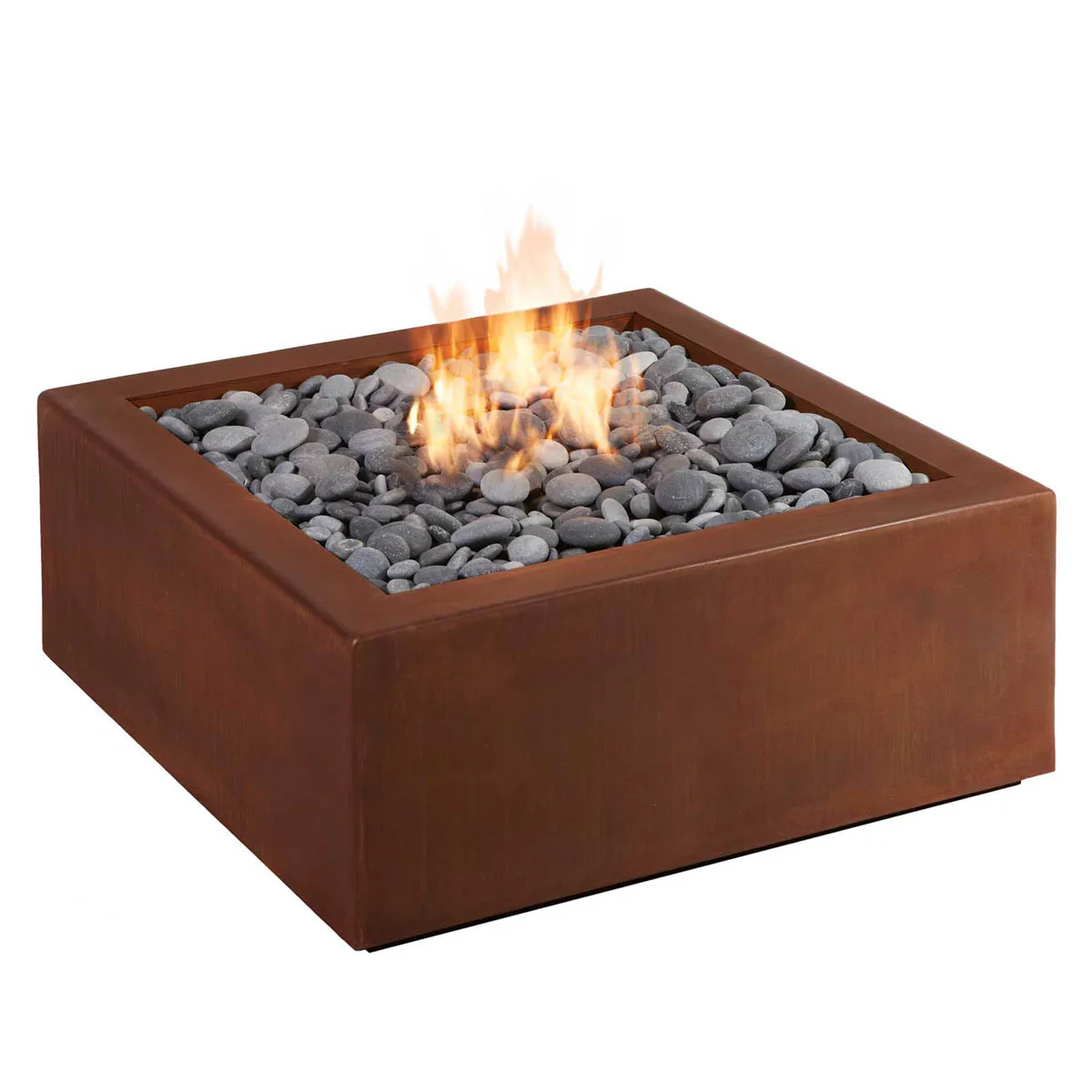 Smokeless Outdoor Backyard Garden Patio Heater Furniture Natural Gas Inset Fire Pit Table