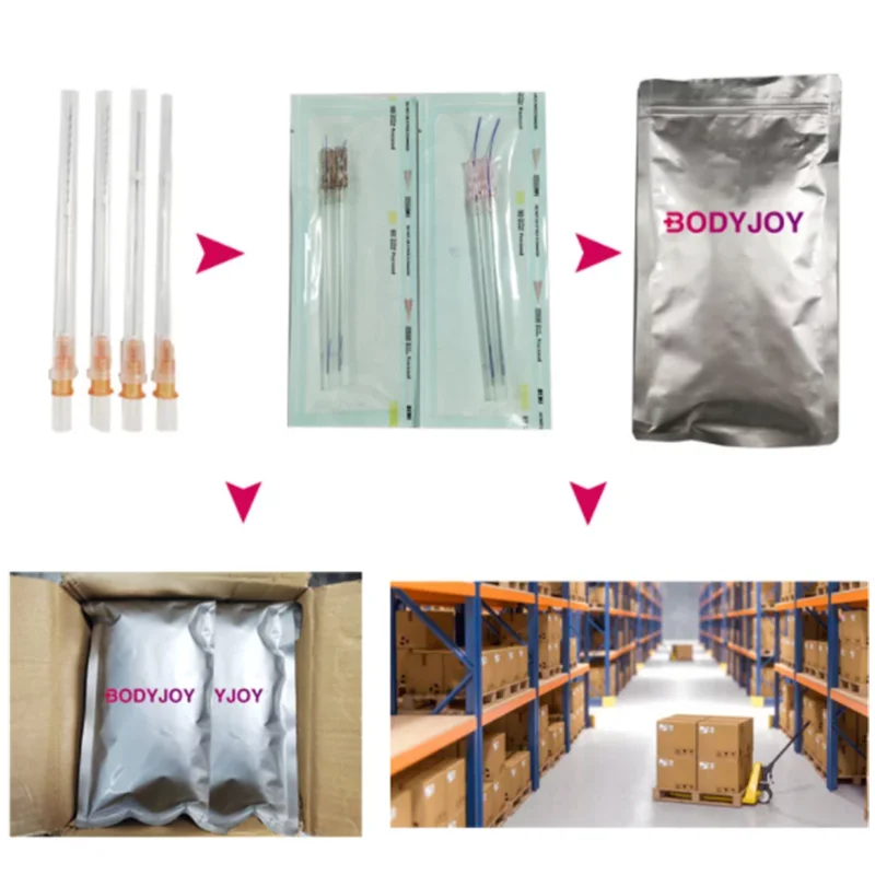 
Absorable sutureace face lifting double mesh 19g pdo thread 