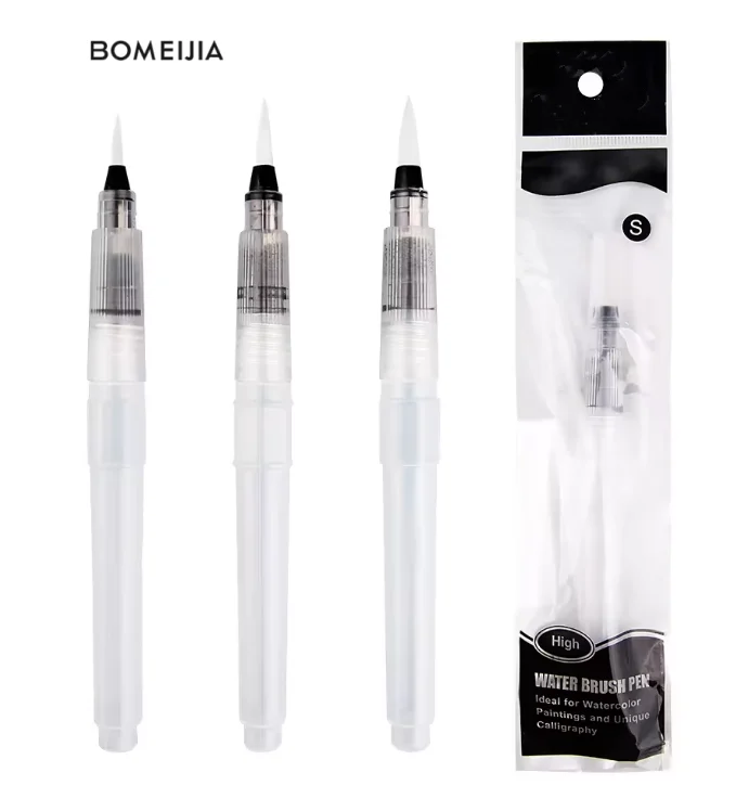 BOMEIJIA 3/6Pcs Water Color Brush Pen Set Watercolor Paint Pens for Painting Markers Students Indoor Outdoor Drawing Set