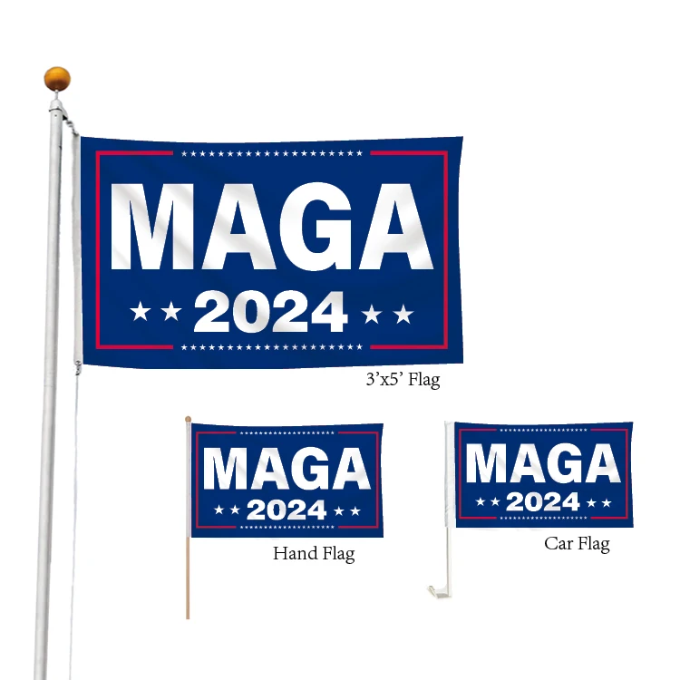 Big Promotion 2024 Vote flag  High Level Polyester 3x5 Ft Flag For American President  With Brass Grommets