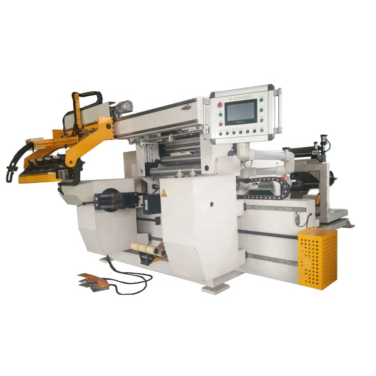 Double Servo Motor Drive Automatic Copper Strip Winder Reactor Foil Winding Machine