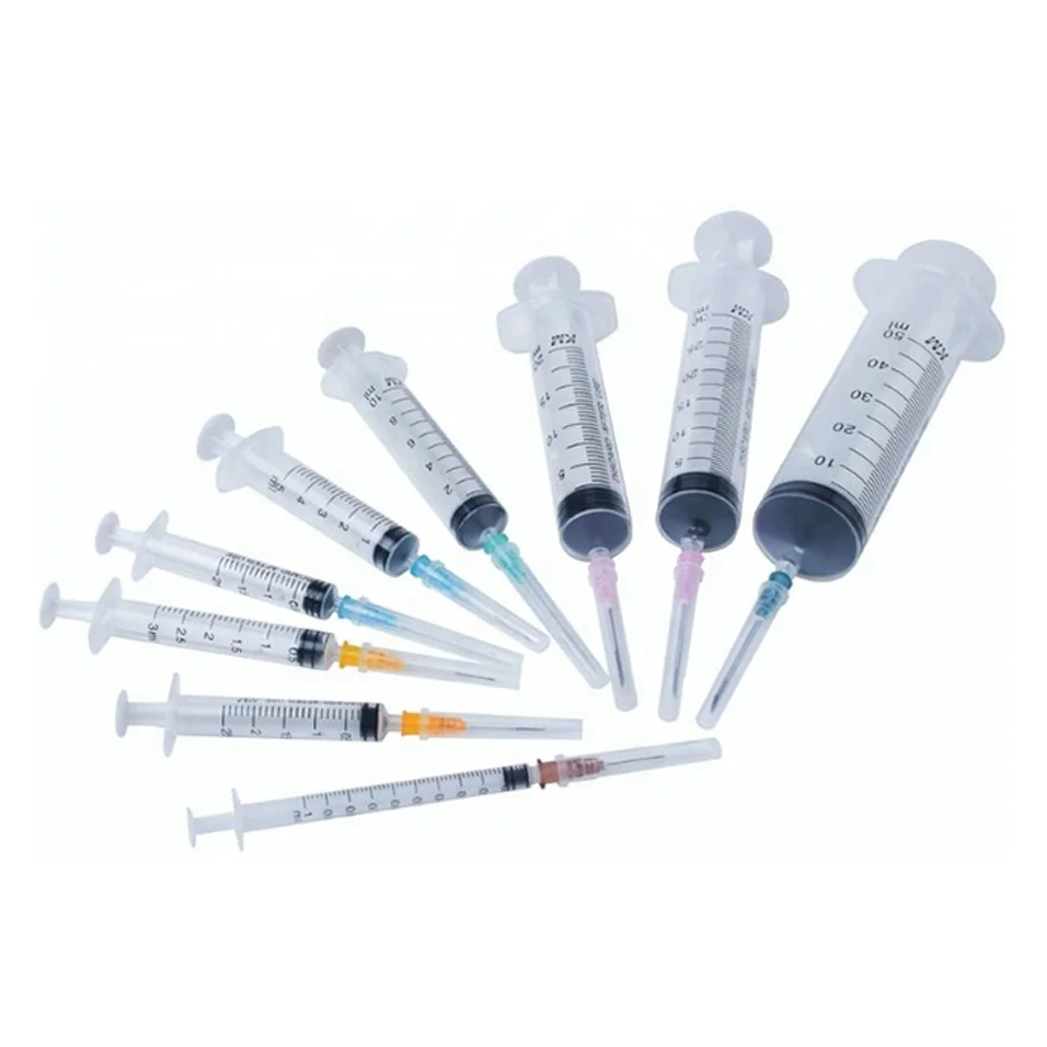 Hot Sale High Quality Three Part Syringe 5ml 10ml 20ml Syringe Hypodermic Syringe For Single Use