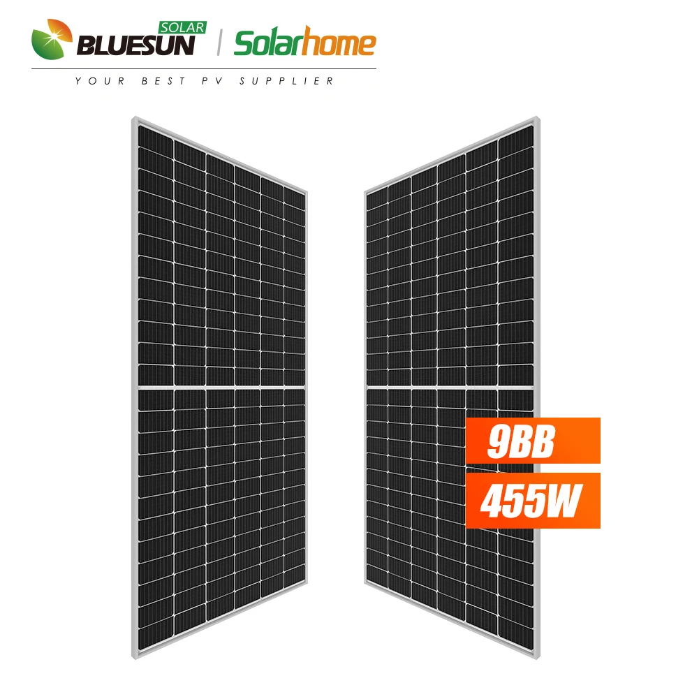 China cheap price solar energy products price solar panel system for home  use 410w 450w 455w 500w 550w solar panel kit