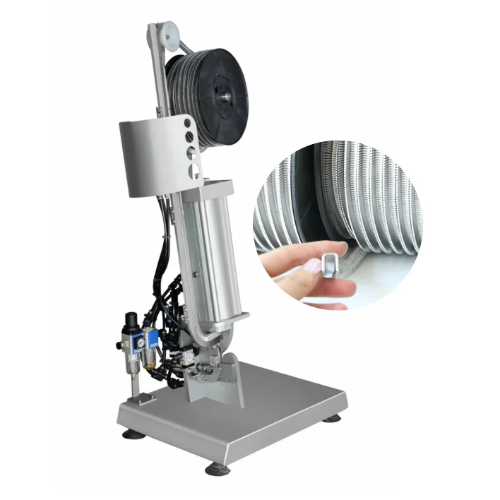 Factory Use Continuous Plastic Bag Clipper Food Pneumatic Clipping Machine Sausage Clipping Machine