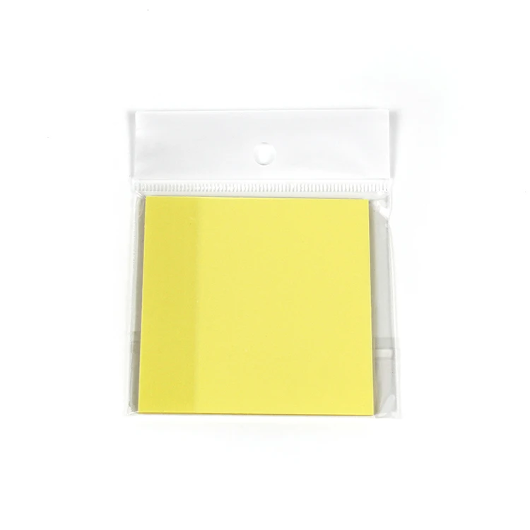 Fast delivery colorful transparent pet 50 sheet a pad translucent sticky notes