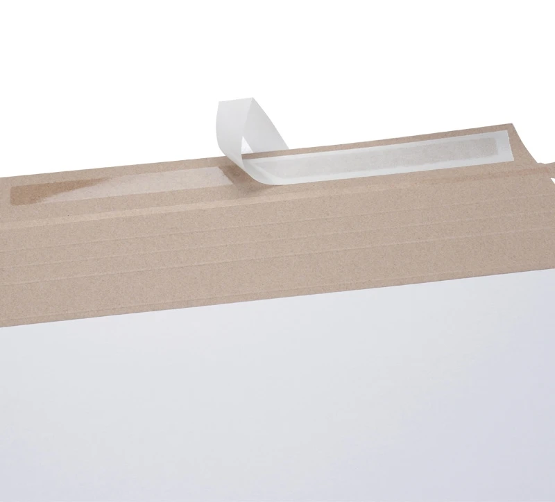 Oneji  A4 Size 12.6  X 9 Inch Recyclable Strong Self-Adhesive Sealing Kraft Paper Rigid Flat Cardboard Envelope