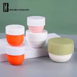 wholesale colorful bowl shape 75g 100g 150g 250g PP plastic body cream cosmetic jar for cream