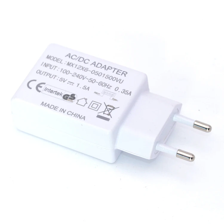 EU German socket white housing color usb adapter 5v 1a with CE , GS certificate